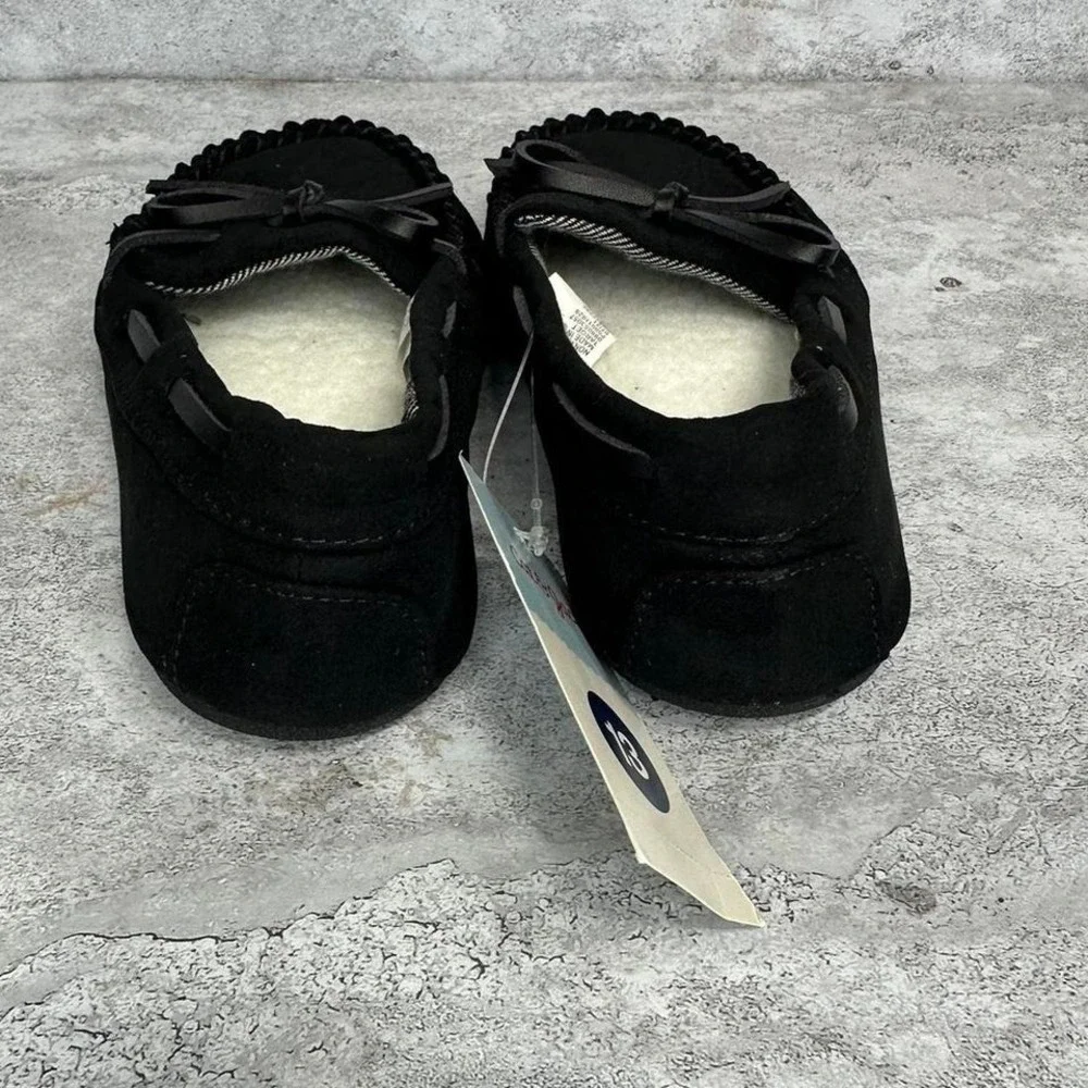 Cat &‎ Jack moccasin slippers, black size 13C